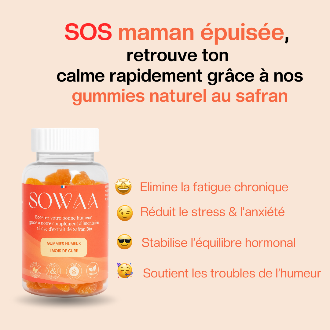 Cure Safran Anti-Stress - 30 Gummies Naturels